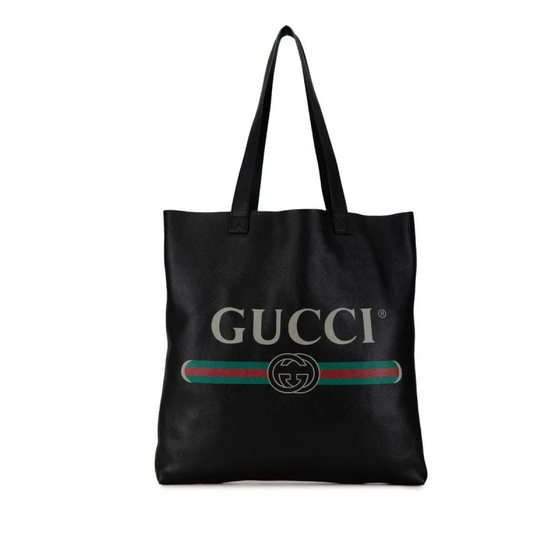 Gucci  Leather Tote Bag (Pre-Owned)