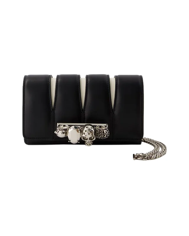 The Slash Crossbody - Alexander Mcqueen - Leather - Black