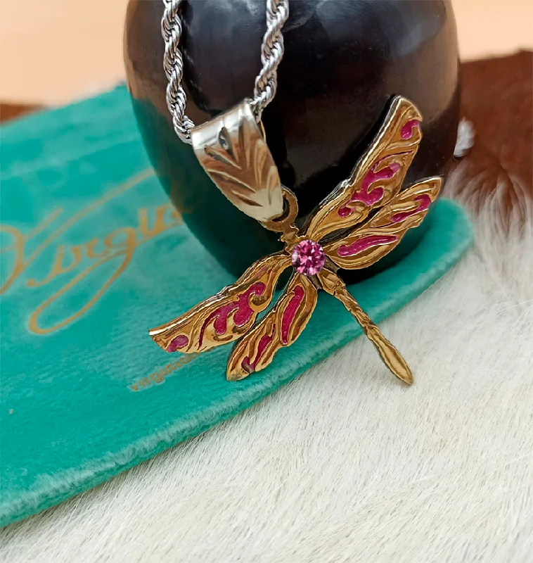 Dragonfly with stones, costumize yours. (Ships in 4 to 8 weeks)