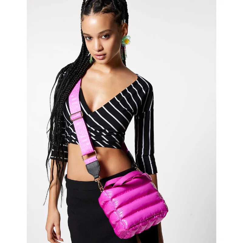 Thar She Blows Wet Nylon Mini Tote Pink