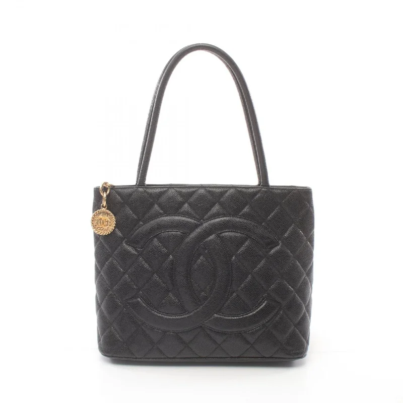 Chanel  Caviar Leather Tote Bag (Pre-Owned)