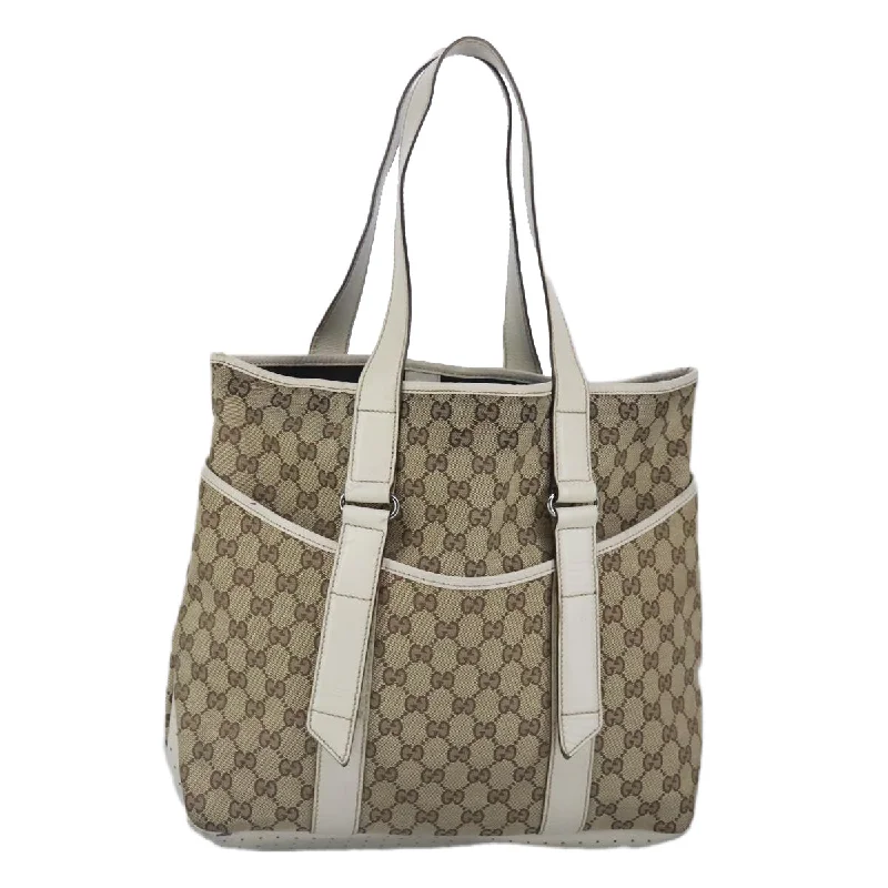 Gucci Gg Canvas  Canvas Tote Bag (Pre-Owned)