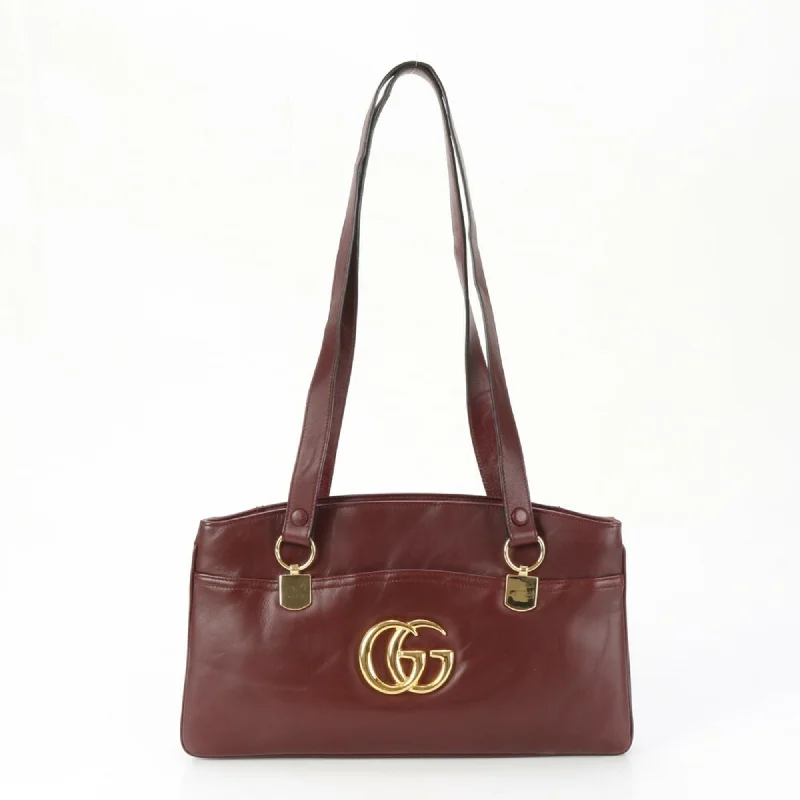 Gucci  Leather Handbag Shoulder Bag Tote Bag (Pre-Owned)