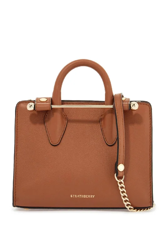 Strathberry Women's Nano Tote In Chestnut Calf Leather