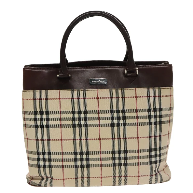 Burberry Nova Check  Canvas Tote Bag (Pre-Owned)