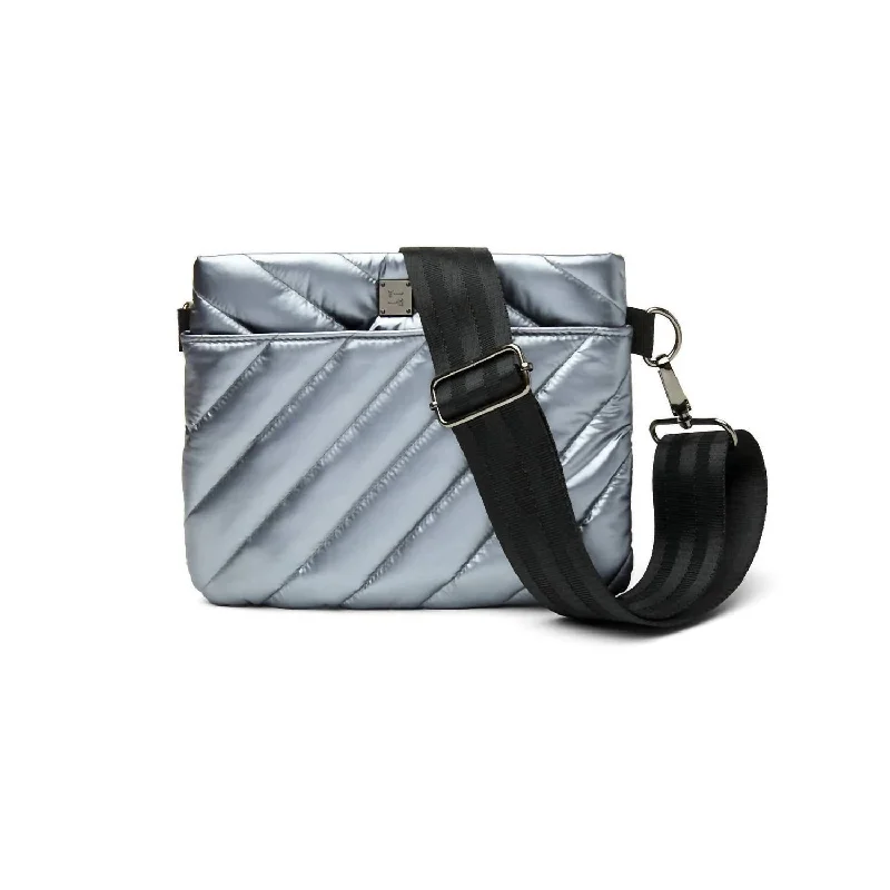 Women's Diagonal 2.0 Bum Bag In Pearl Silver