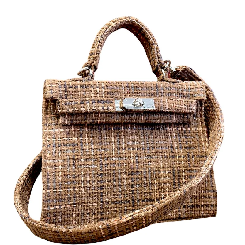 Ville Tweed Mini Bag In Chocolate