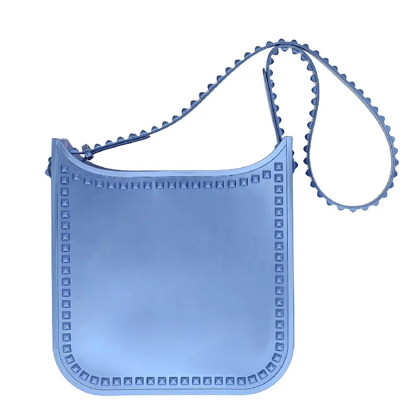 Women's Toni Mid Crossbody Bag In Metallic Blue