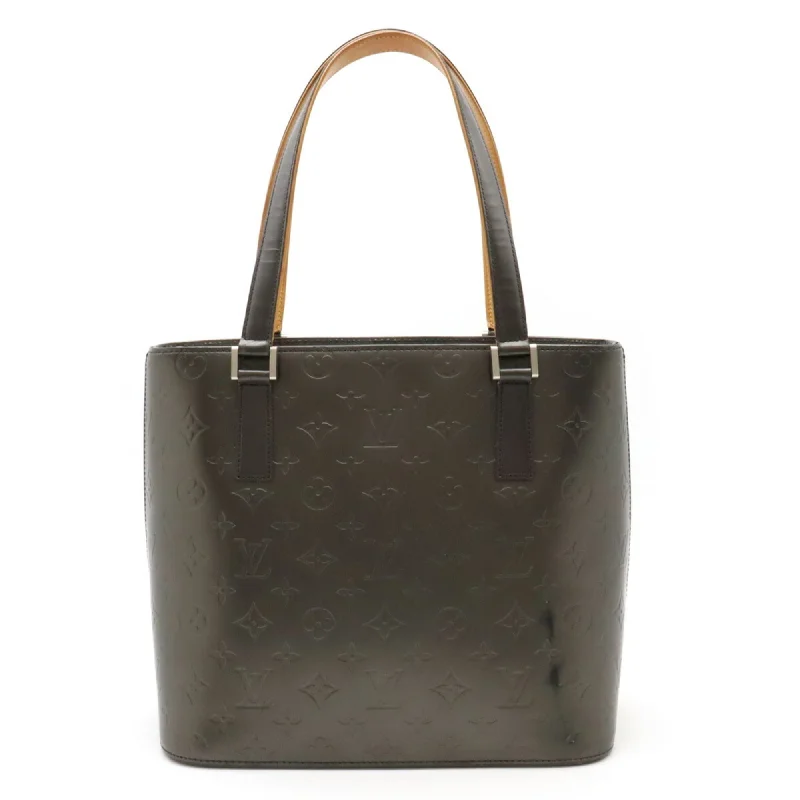 Louis Vuitton  Monogram Noir Monogram Mat Shoulder Bag Tote Bag (Pre-Owned)