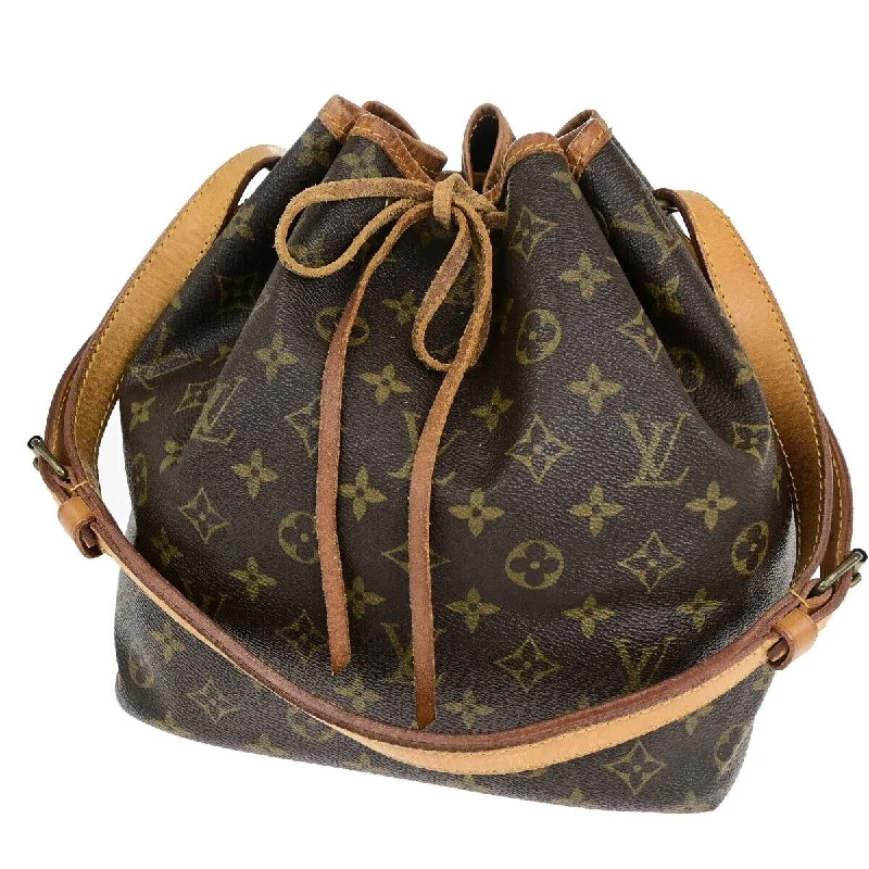 Louis Vuitton Petit Noé  Canvas Shoulder Bag (Pre-Owned)