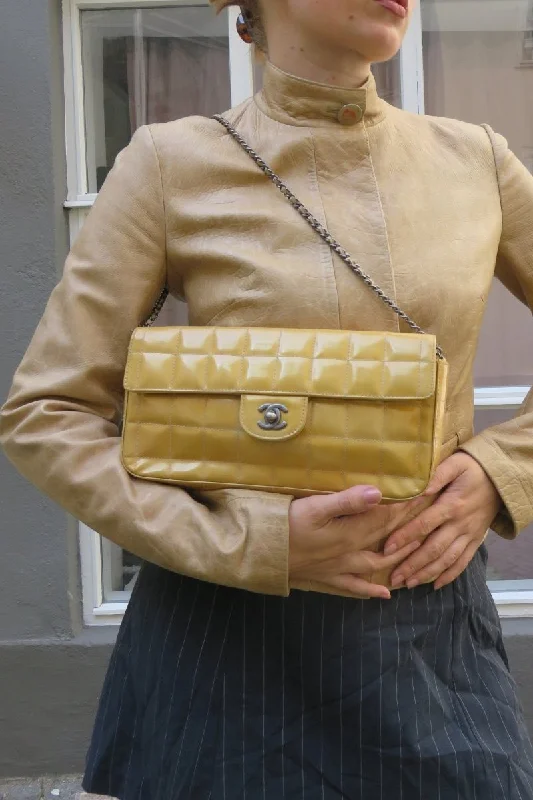 Chanel East West chocolate handbag