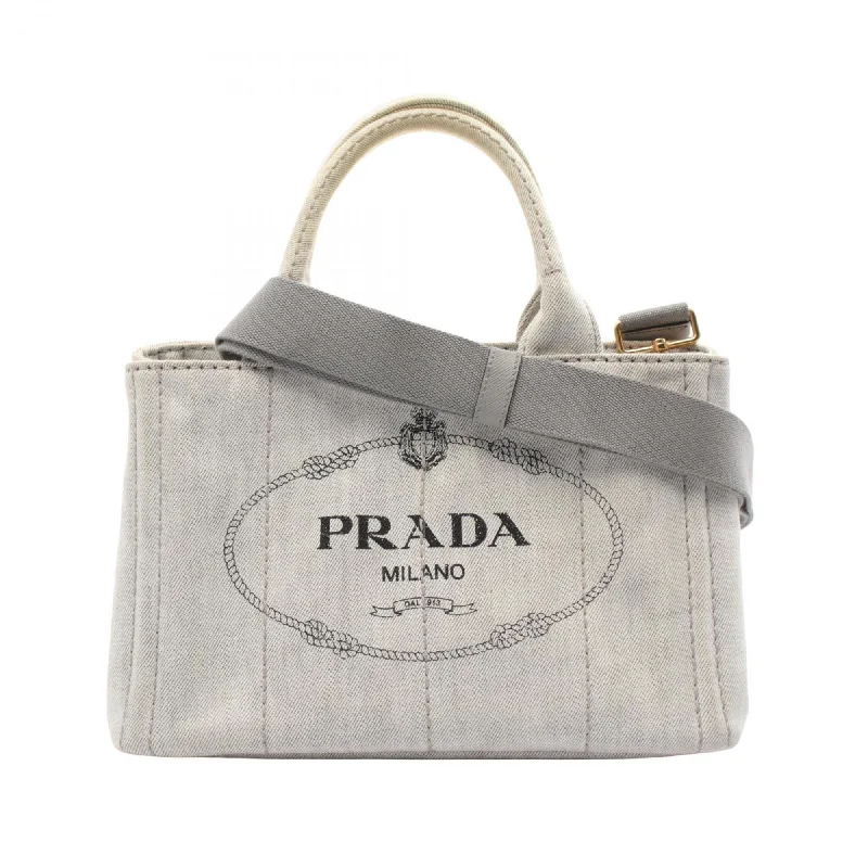 Prada  Canvas Tote Bag (Pre-Owned)