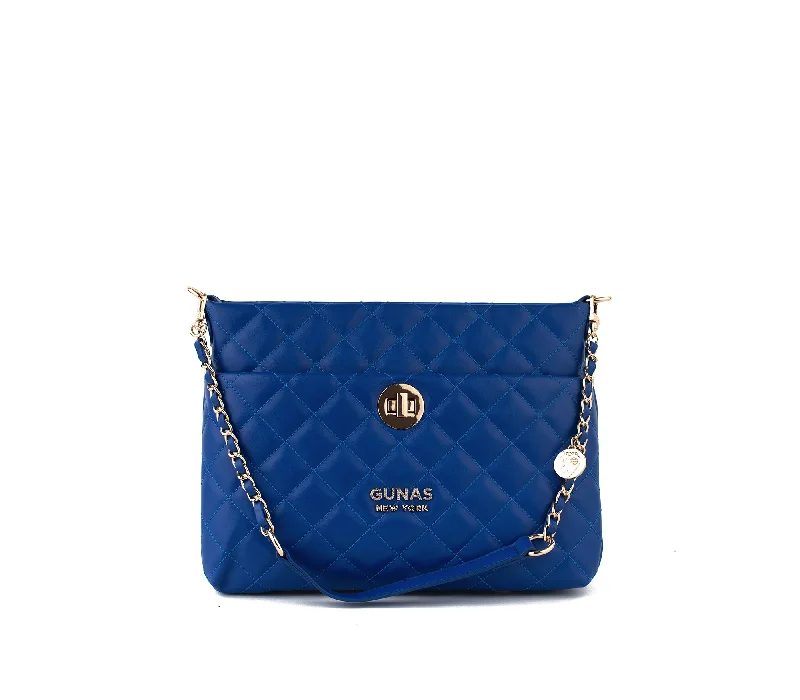 Koi - Blue Quilted Vegan Leather Purse