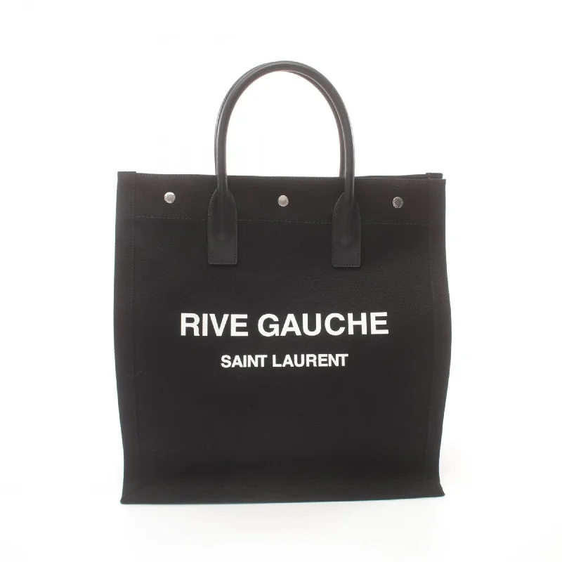 Saint Laurent   Canvas Leather Tote Bag (Pre-Owned)