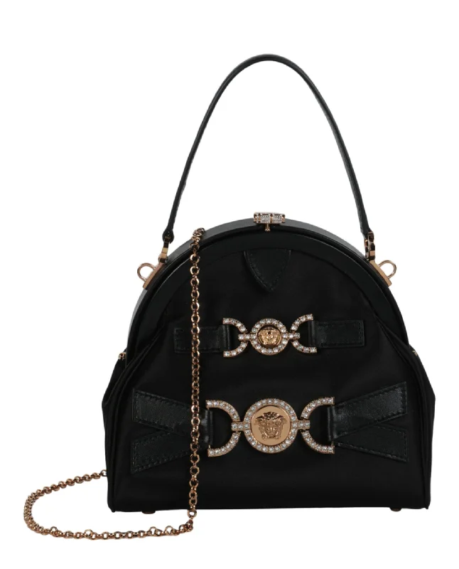 Crystal Medusa '95 Satin Handbag