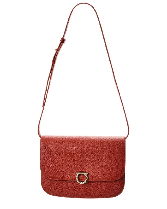 Ferragamo Gancini Leather Crossbody