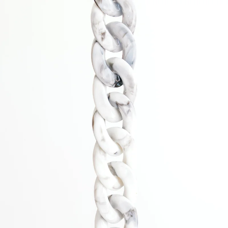 Chunky Chain Strap in Marble