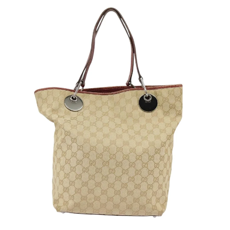 Gucci  Canvas Tote Bag (Pre-Owned)