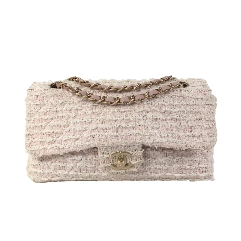 Chanel Classic Flap Medium Pink Tweed