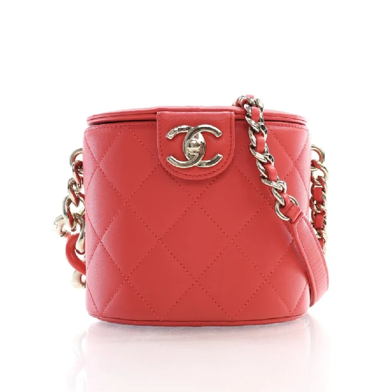 Chanel Resin Vanity Coral Lambskin