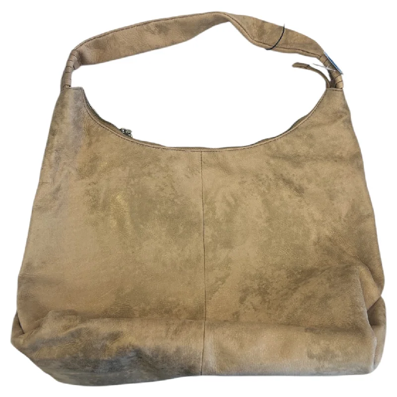 Handbag Leather By Hobo Intl, Size: Large