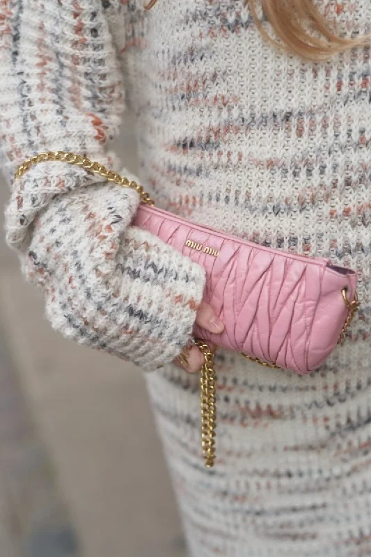 Miu Miu pink handbag