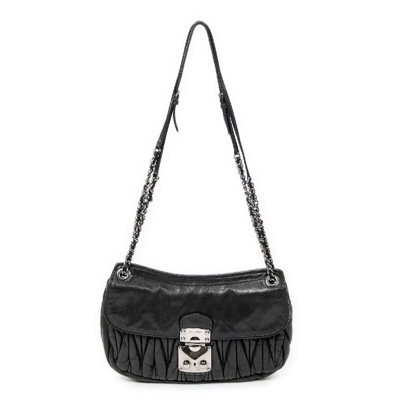 Pushlock Chain Flap Crossbody