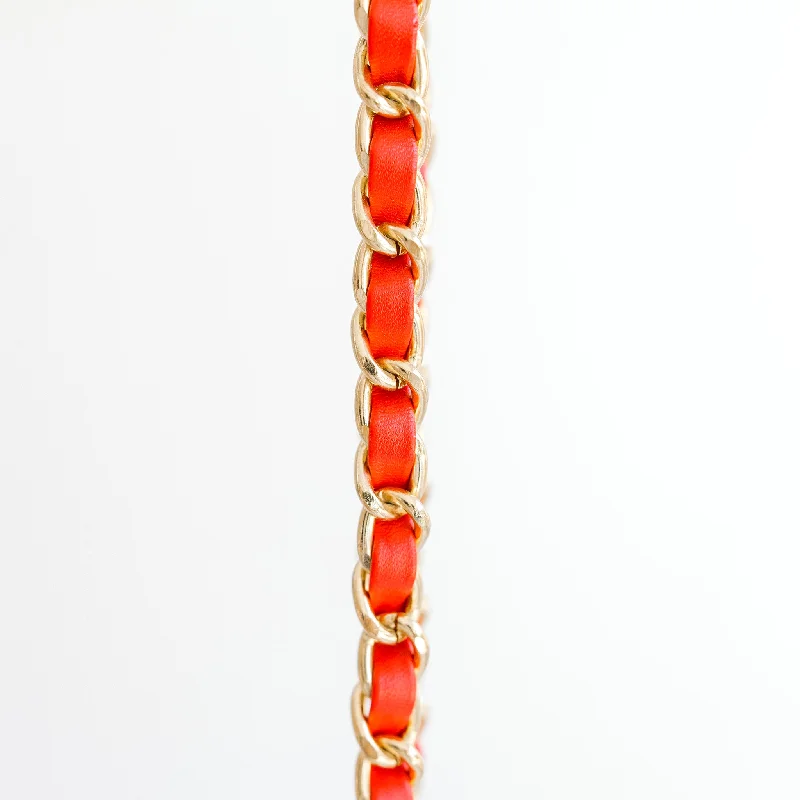 Chain Mail Strap in Red