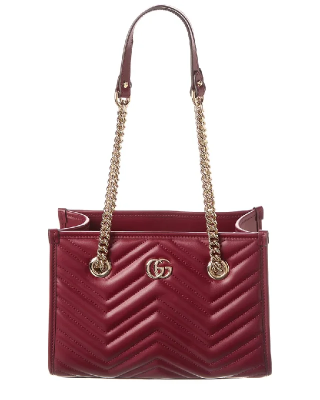 Gucci GG Marmont Small Leather Tote