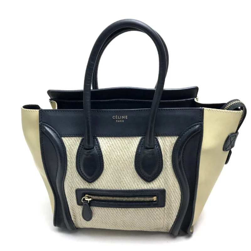 Celine   Leather Hemp Tote Bag (Pre-Owned)