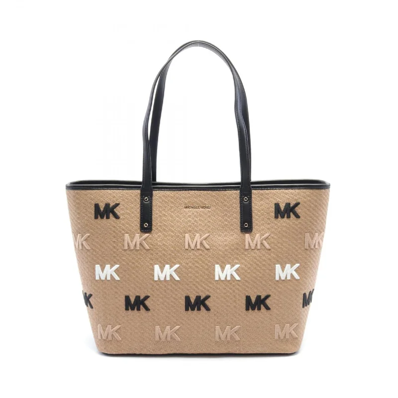 Michael Kors    Leather Straw Tote Bag (Pre-Owned)