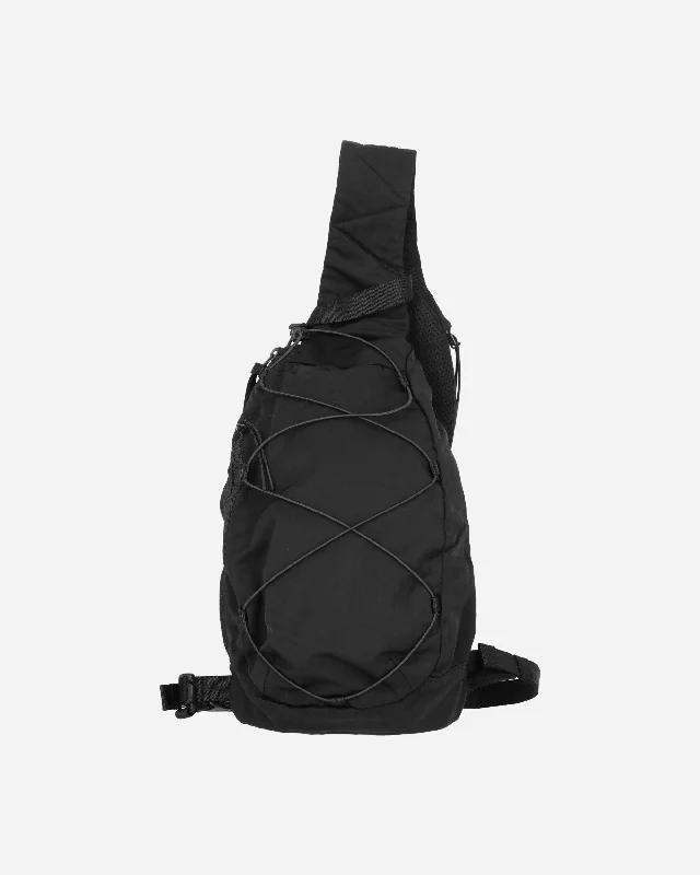 Nylon B Crossbody Rucksack Black