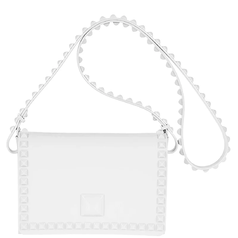 Women's Graziella Flap Crossbody Bag In White