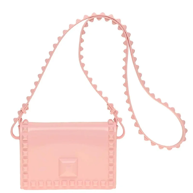 Women's Mini Graziella Flap Crossbody Bag In Baby Pink