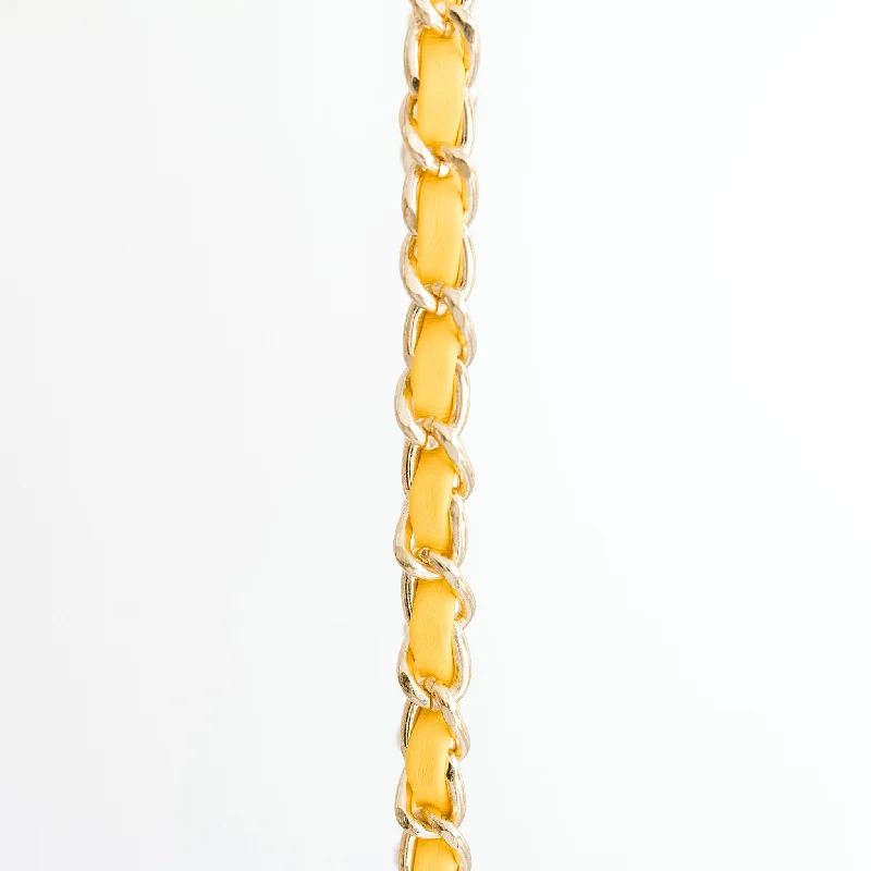 Chain Mail Strap in Yellow