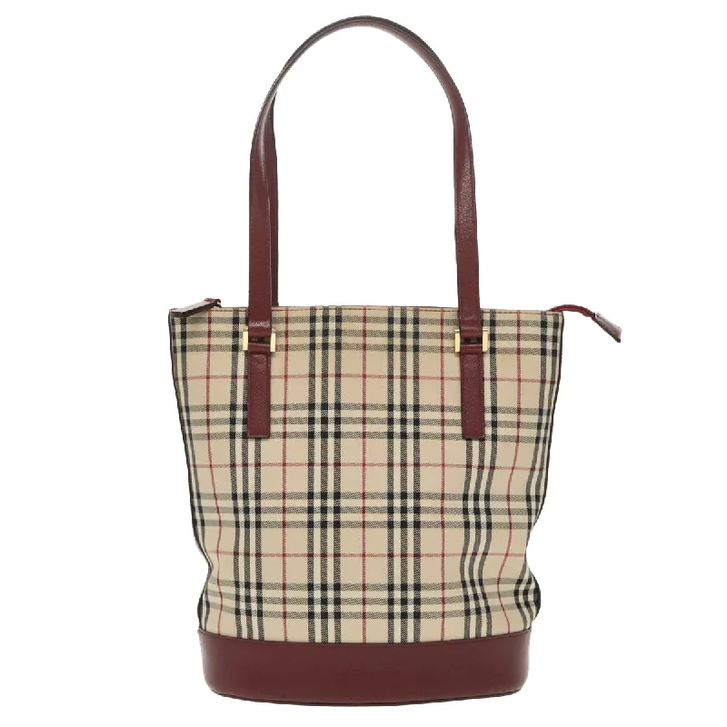 Burberry Nova Check  Canvas Tote Bag (Pre-Owned)