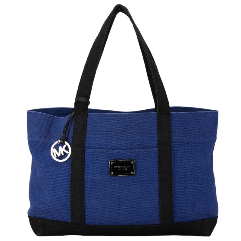 Michael Kors  blue Canvas Handbag Tote Bag (Pre-Owned)