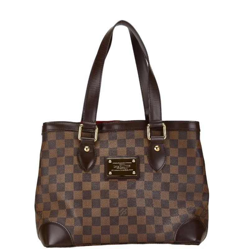 Louis Vuitton Damier  Ebene Pvc Leather Handbag Tote Bag (Pre-Owned)