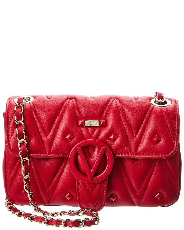 Valentino by Mario Valentino Amel Diamond Leather Crossbody