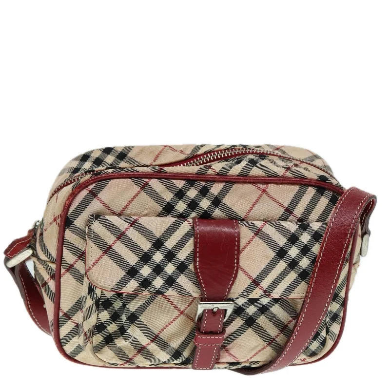 Burberry Nova Check  Synthetic Shoulder Bag (Pre-Owned)