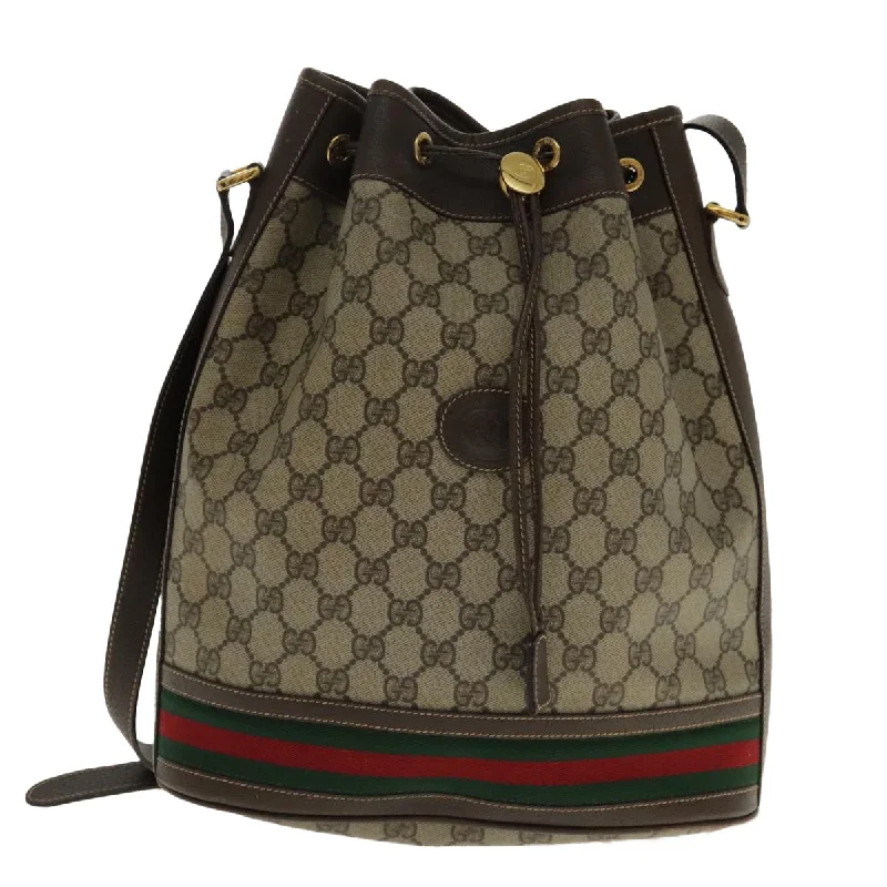 Gucci Sherry  Canvas Shoulder Bag (Pre-Owned)