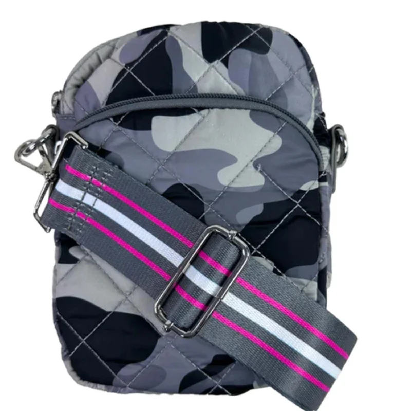 Women's Macy Quilted Crossbody Bag In Camo