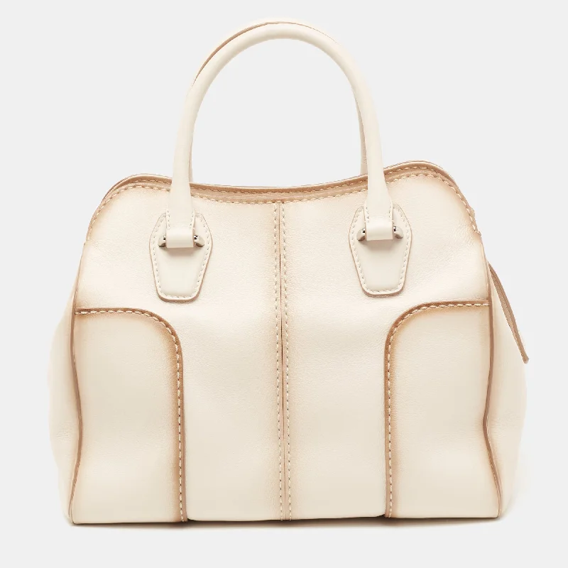 Tod's Powder Pink Leather Tote