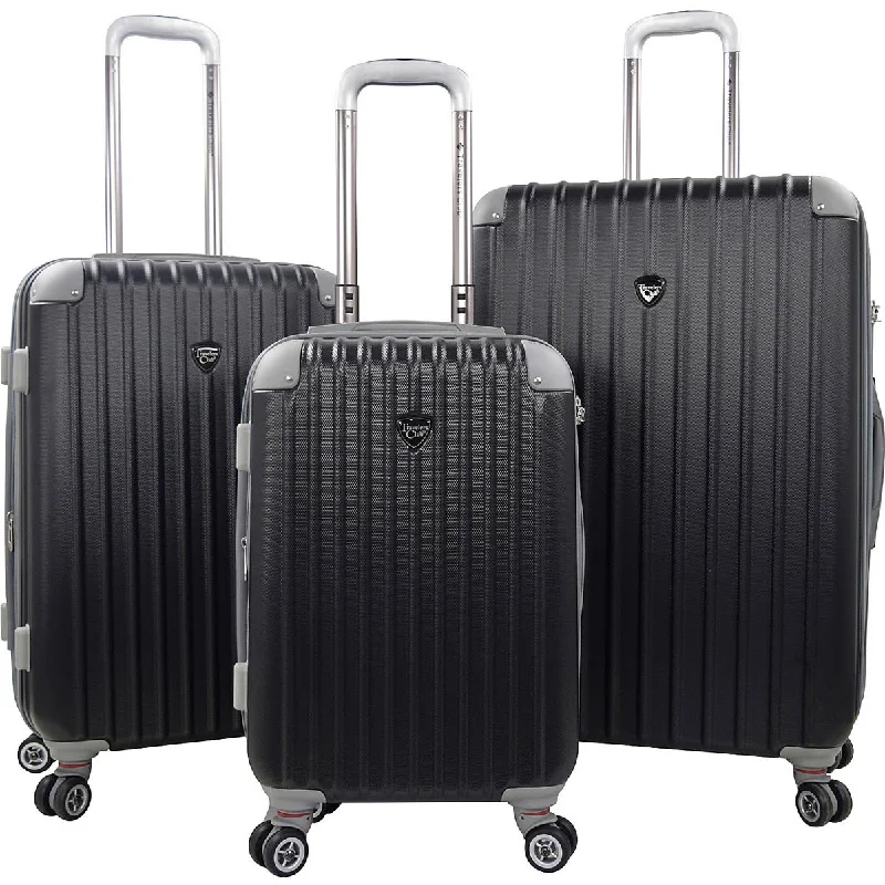 Travelers Club Chicago 2.0 3Pc Hardside Expandable Double-Spinner Luggage Set