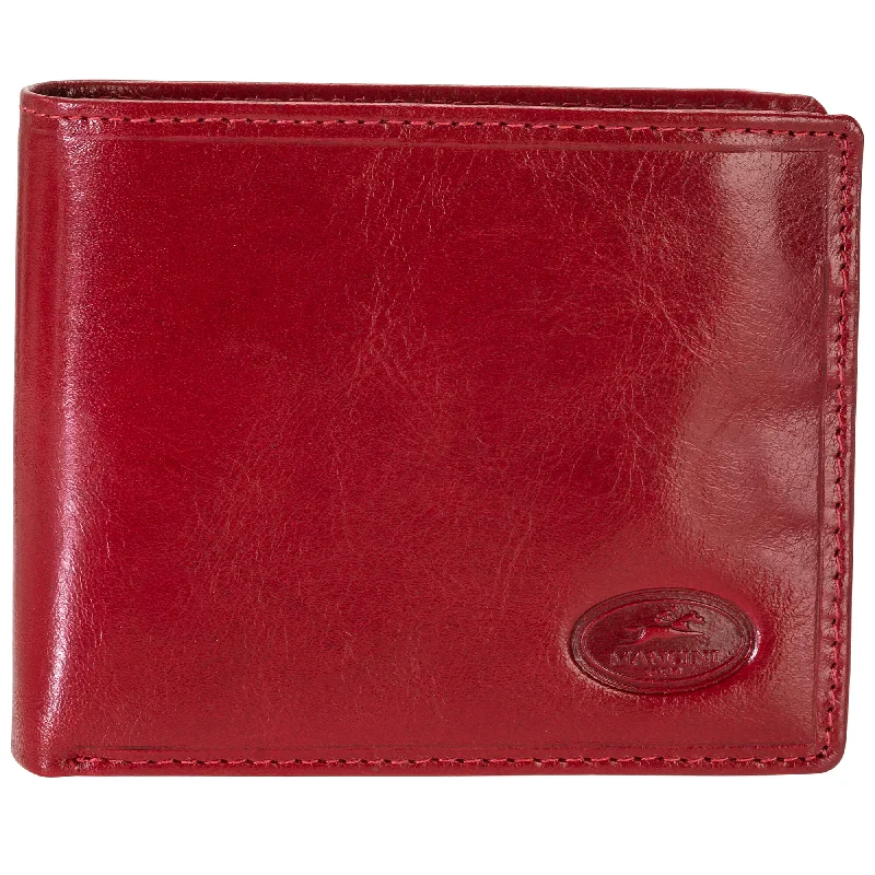 Mancini EQUESTRIAN-2 Men’s RFID Secure Center Wing Wallet with Coin Pocket