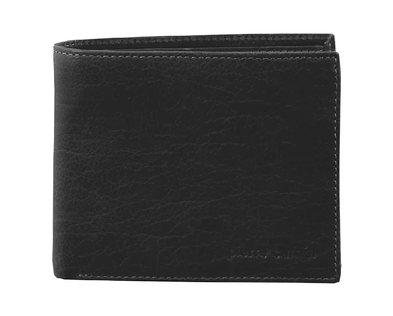 Pierre Cardin - PC2816 Rustic Leather Mens Wallet - Black