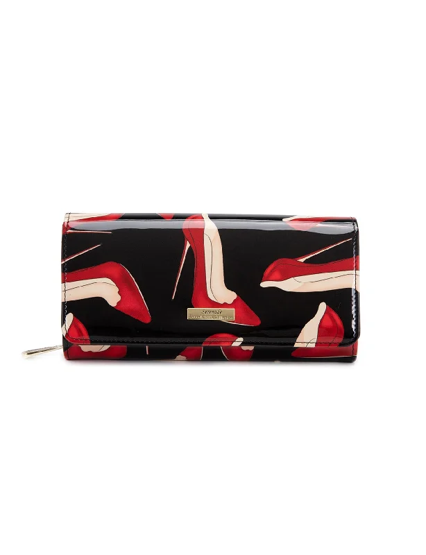 Serenade - WSF1901 Stiletto Large Leather Wallet with RFID