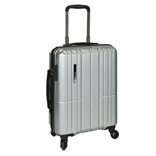 Traveler'S Choice Wellington 21 Inch Hardside Spinner, Silver, One Size