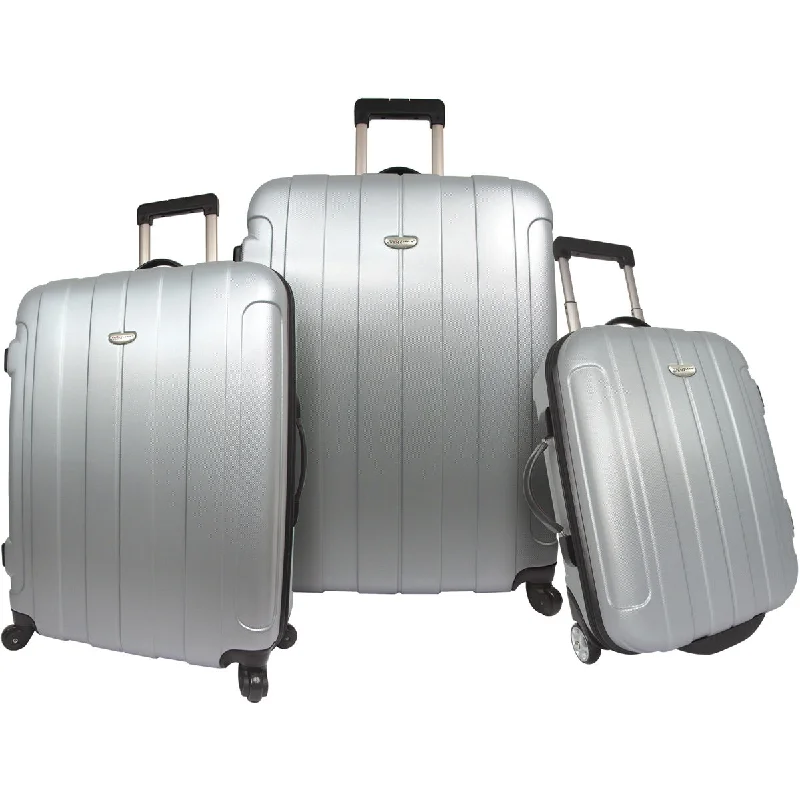 Traveler'S Choice Rome 3 Piece Hardside Spinner Luggage Set