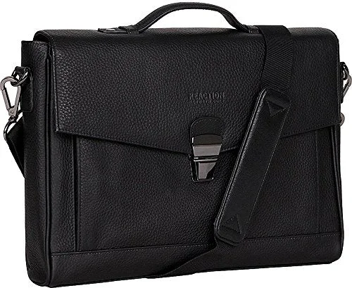 Kenneth Cole Reaction Men'S Modern Port-Sonality - Computer Portfolio Black Briefcase